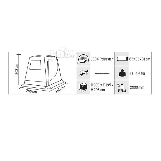 Auvent arrière UPGRADE pour VW T5/T6