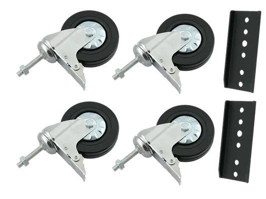 Kit de roulettes pour support de fixation réglable pour panneaux solaires EF Rig