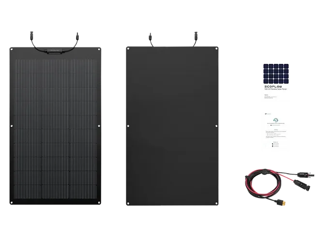 Panneau solaire mono flexible 12 V 100 W, technologie «Schindel»