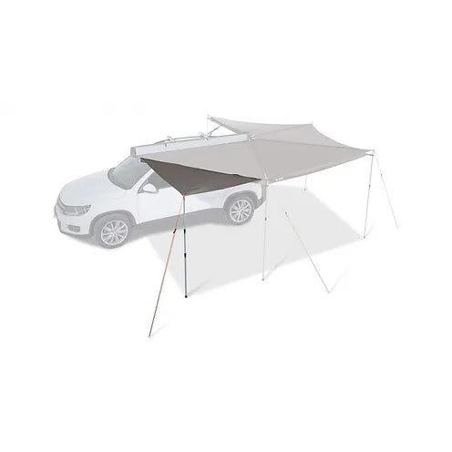 Extension BATWING latérale à glissière pour auvent