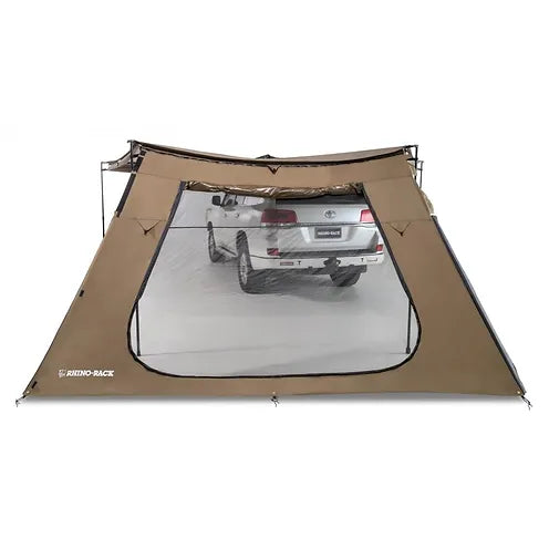 Extension BATWING paroi avec porte pour auvent