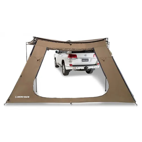 Extension BATWING paroi avec porte pour auvent