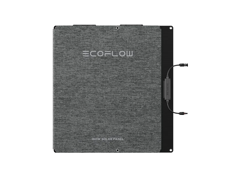 Panneau solaire monocristallin pliable 160 W de 2e génération