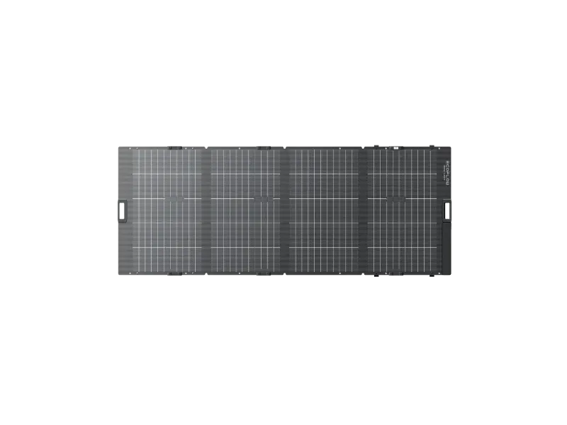 Panneau solaire EcoFlow – Panneau solaire mono bifacial, pliable, 400 W, 2e génération (XT-60)