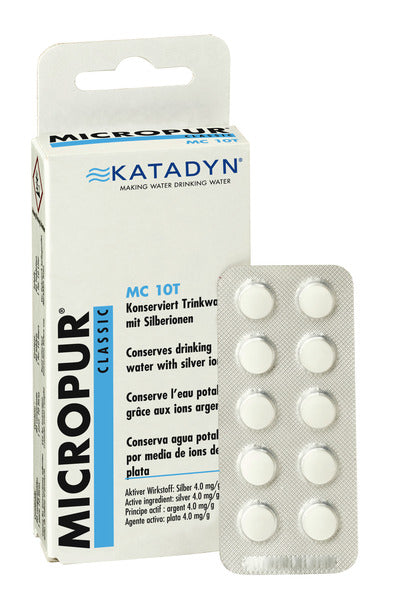 Katadyn Micropur Classic - MC 10T : 40 comprimés, pour 400 litres