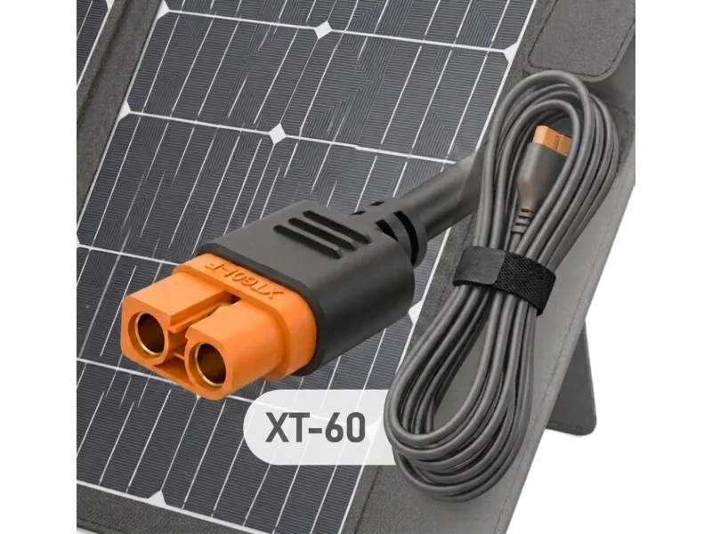 Panneau solaire EcoFlow – Panneau solaire mono bifacial, pliable, 110 W, 2e génération (XT-60)